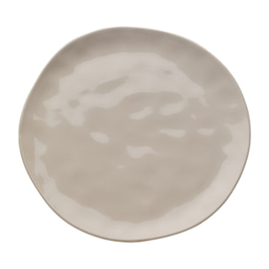 Assiettes Organic 26cm crème set de 6 Kare Design