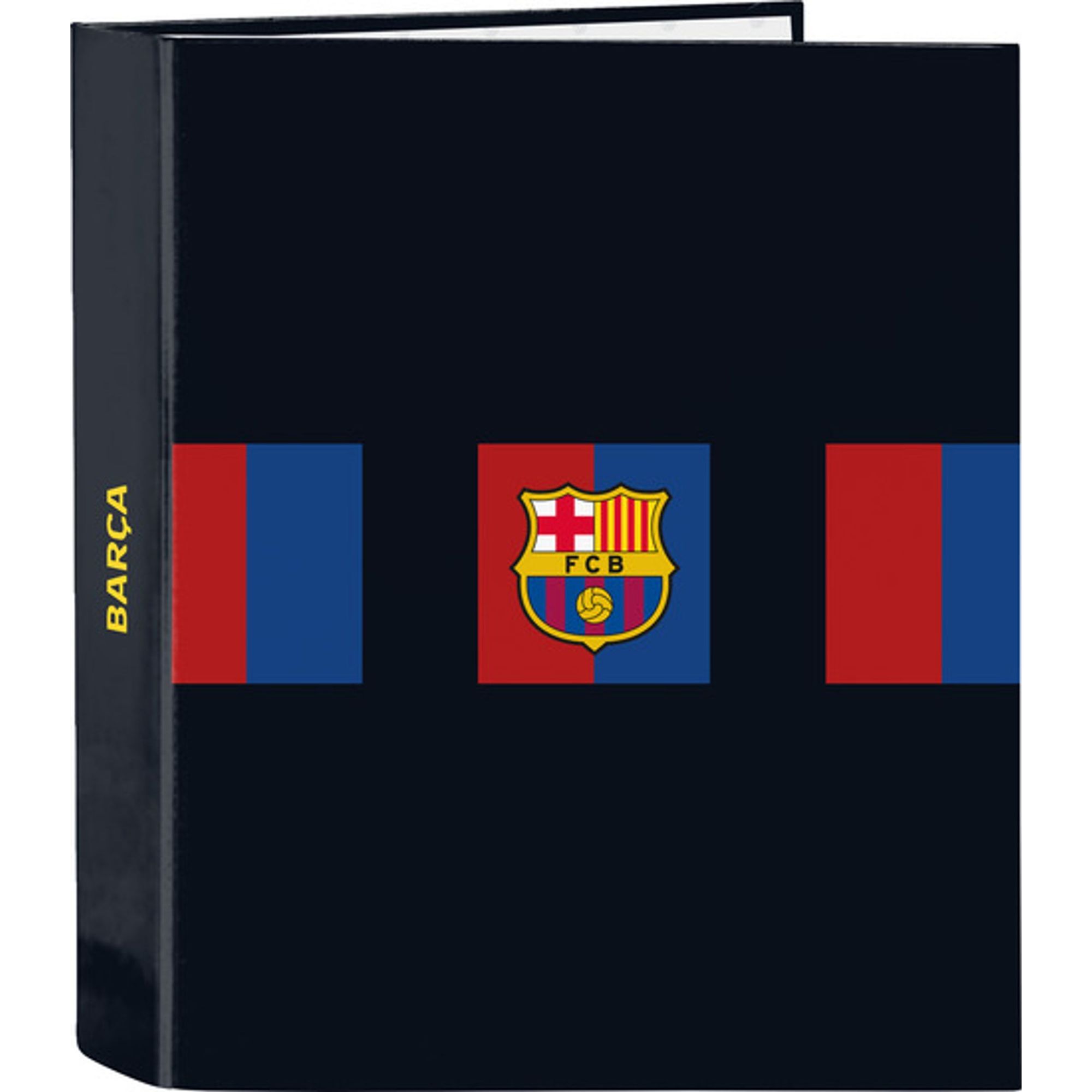 Carpeta f. 4 anillas 35mm lomo ancho f.c.barcelona 1ª equip. 22/23