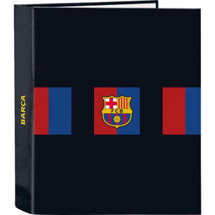 Carpeta f. 4 anillas 35mm lomo ancho f.c.barcelona 1ª equip. 22/23