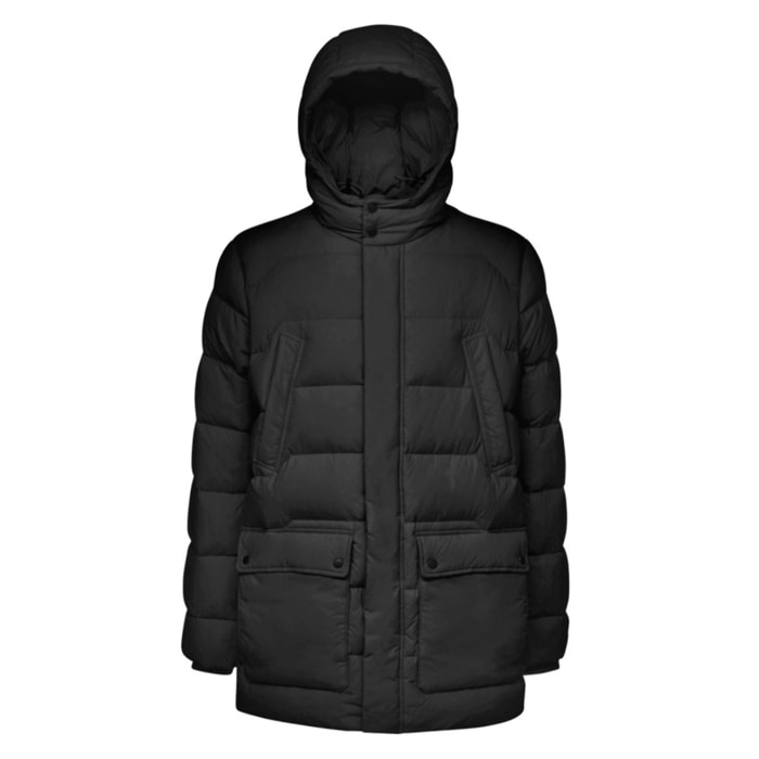 Abrigos Hombre de la marca GEOX  modelo M ELVER PARKA Black