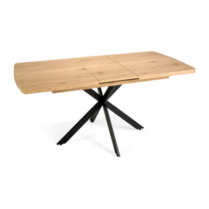 Mesa extensible – Roble y negro