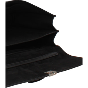 Borsa a spalla da donna Made in Italy - Modello Ereba Ultra - 100% pelle - 34.5 x 21.0 x 10.0 cm