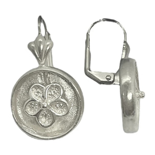 Pack pendientes dormilona en plata 10µ envejecido