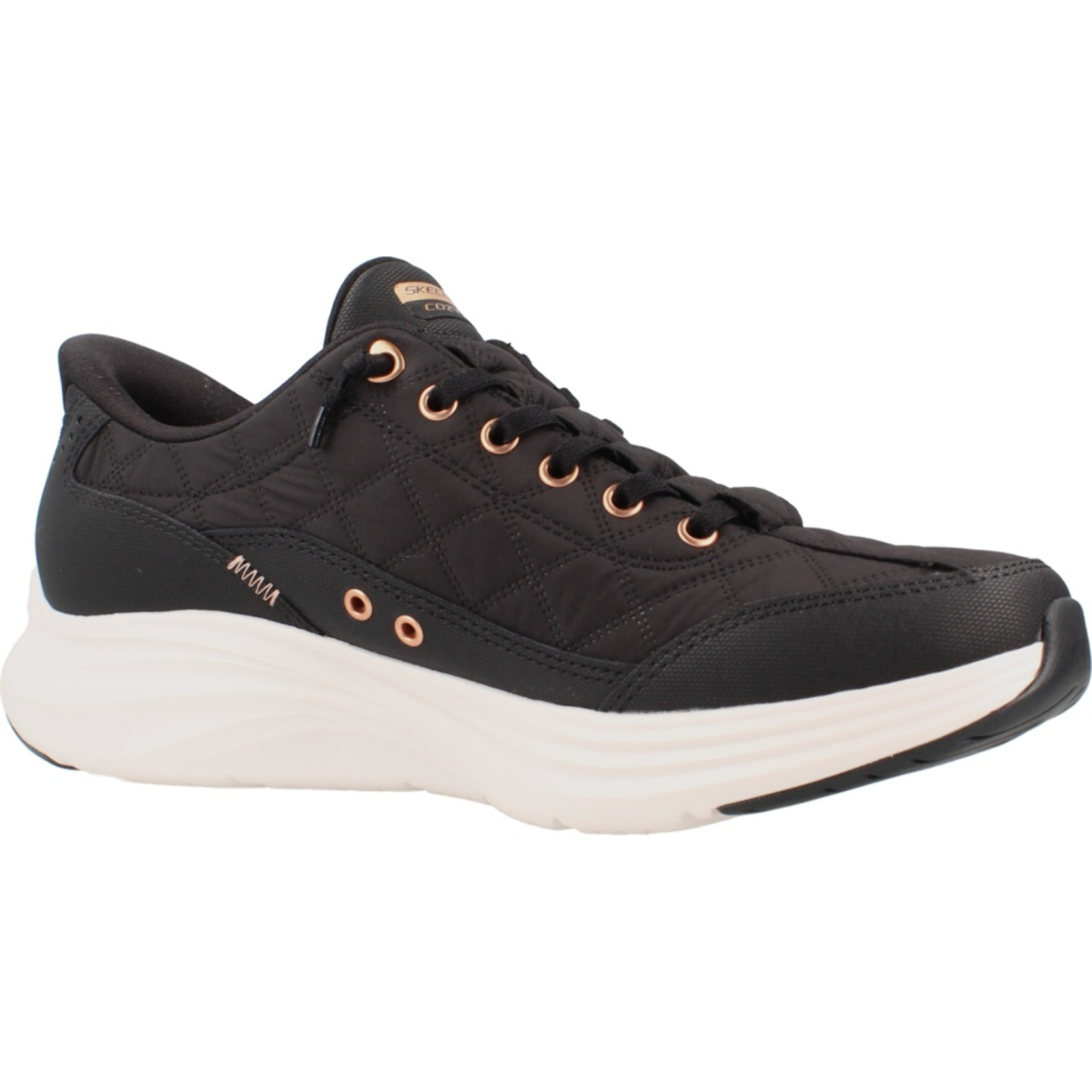 Sneakers De  Mujer Contour Foam Golden Hour Negro