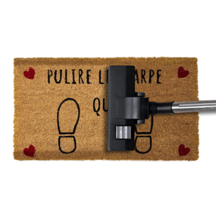 Zerbino Ingresso Casa Antiscivolo In Cocco Scritte Divertenti Pulisci Le Scarpe