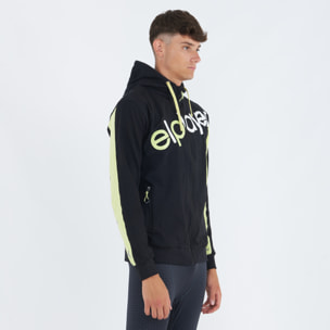 Felpa in jersey con zip e cappuccio Profeo