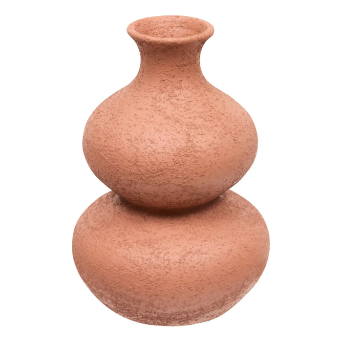 Vase Totem Ezia H23,5cm marron