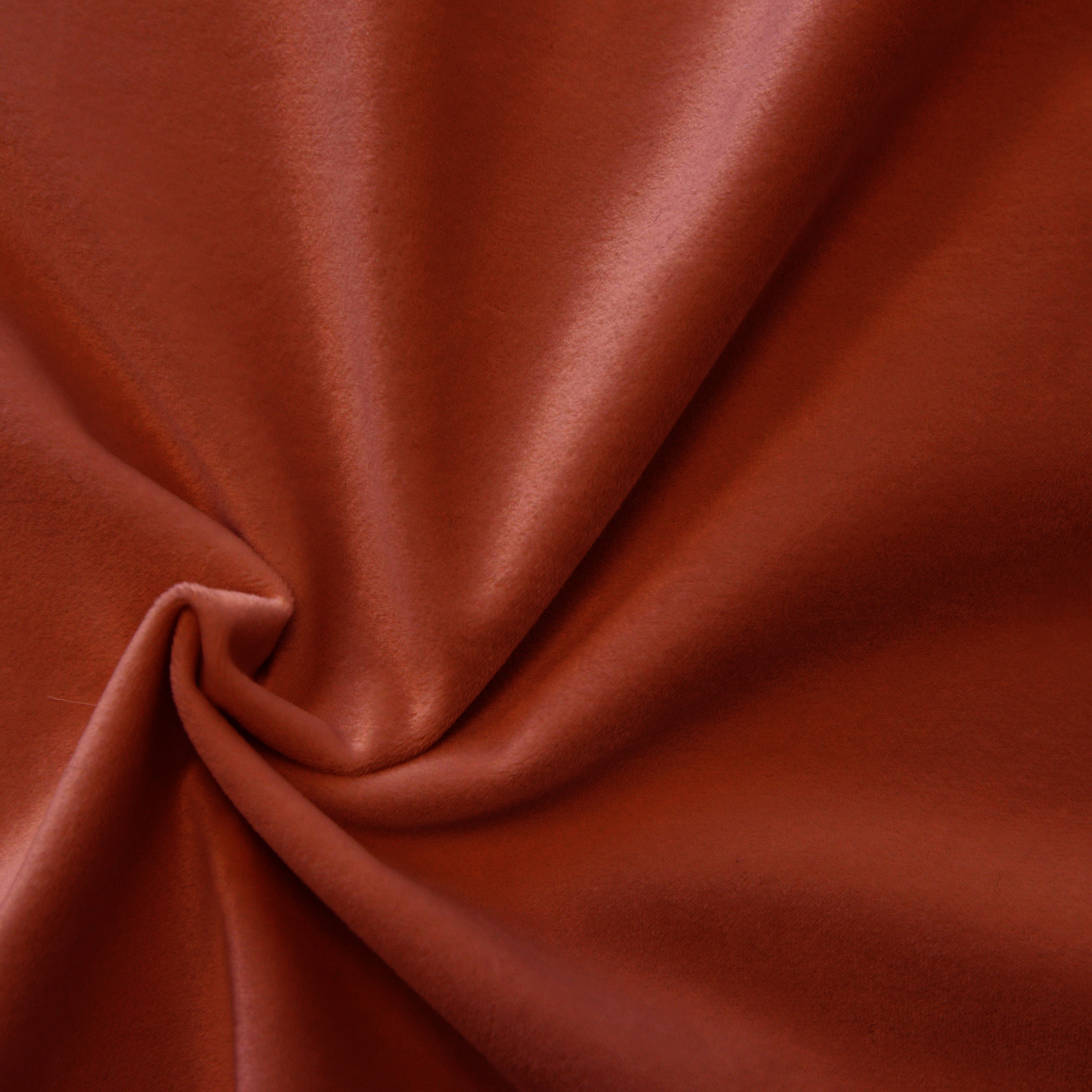 Tissu en velours uni ameublement - Orange