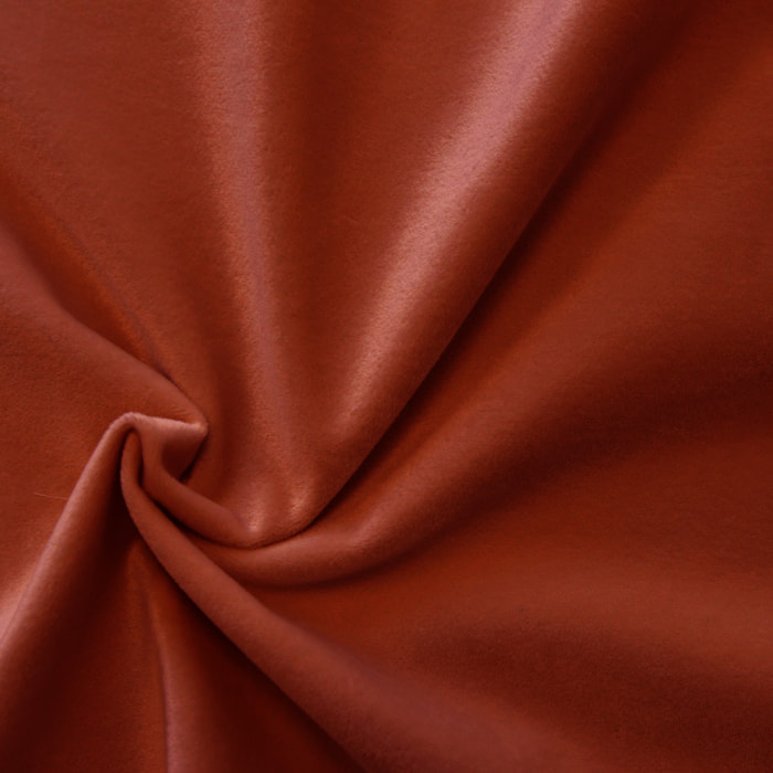 Tissu en velours uni ameublement - Orange