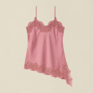 Oltre - Top lingerie asimmetrico - Rosa