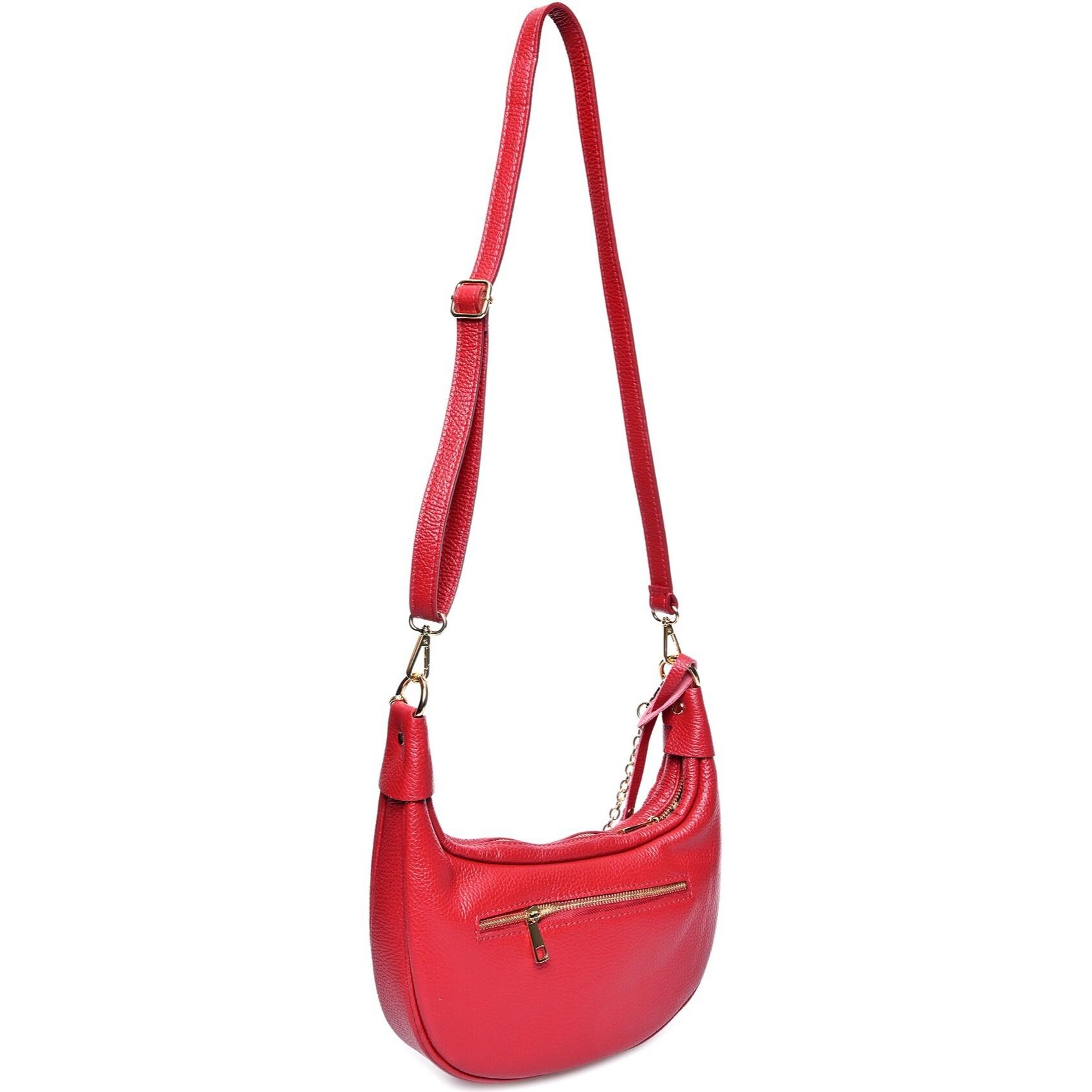 Borsa a spalla Anna Luchini Rosso