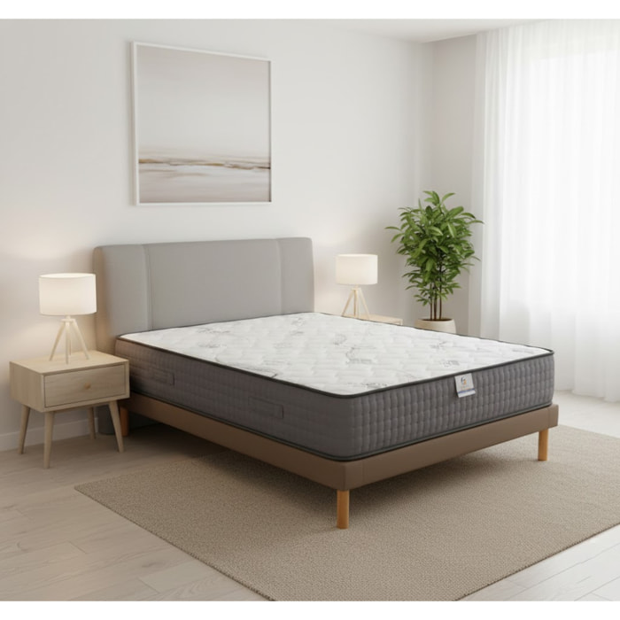 Materasso Sole Singolo Memory H25 90x200 Tessuto Antiacaro - Anallergico - Antibatterico - Ergonomico - Traspirante