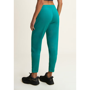 Pantaloni sportivi lunghezza 7/8 con risvolto