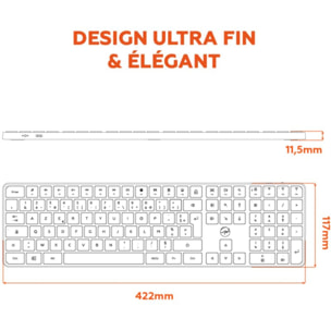 Clavier sans fil MOBILITY LAB KMP2000W