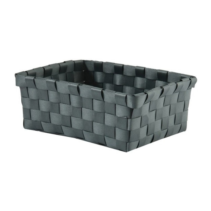 Panier de rangement 19x14x8cm Gris MSV