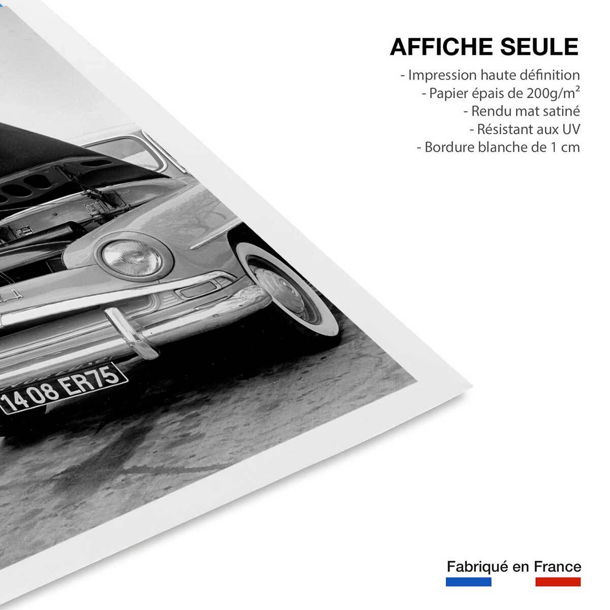 Affiche Paris - Serveuse en patins à roulettes, 1970 Affiche seule