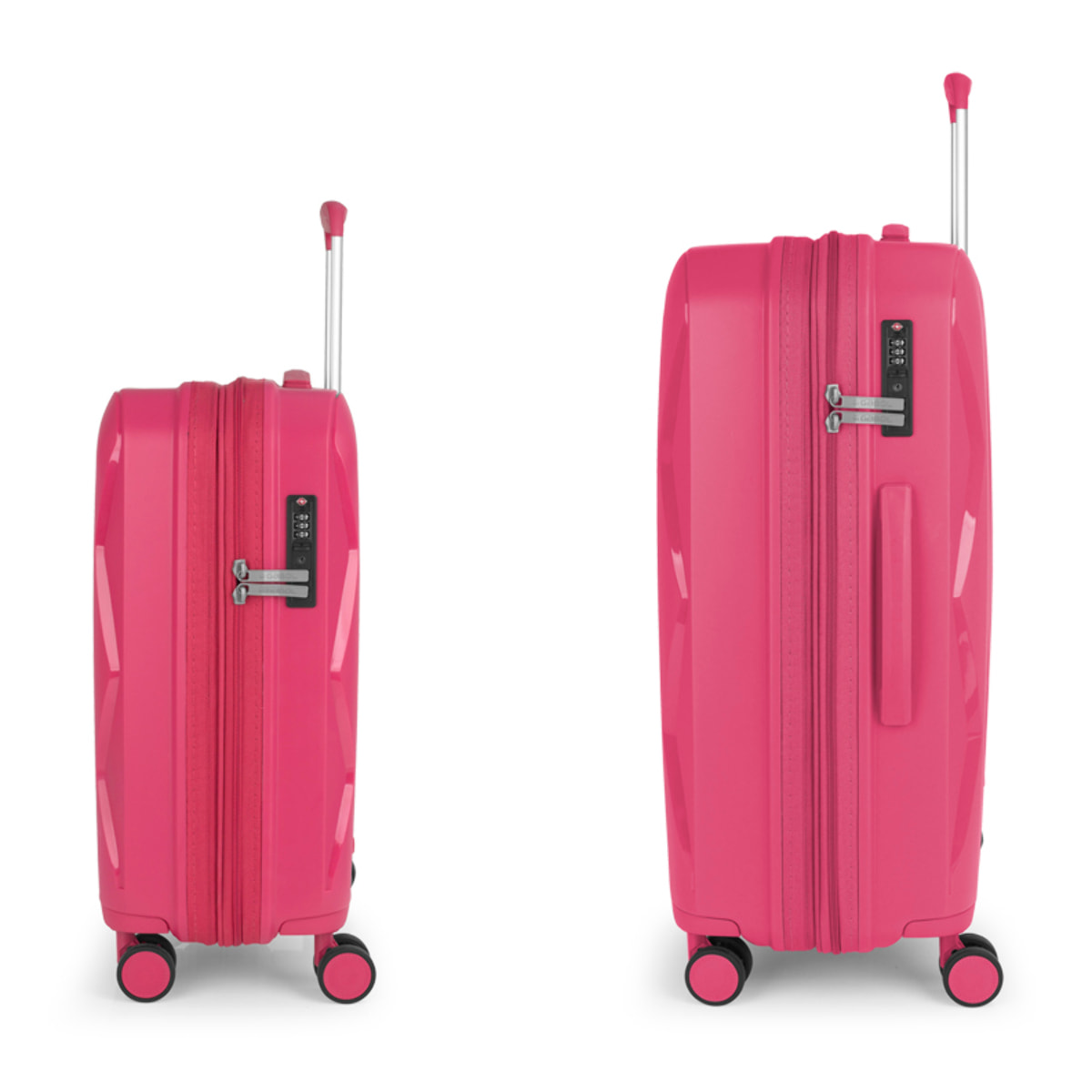 Juego de 2 maletas (cabina y mediana) rígidas, expandibles INFINITY