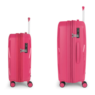 Juego de 2 maletas (cabina y mediana) rígidas, expandibles INFINITY