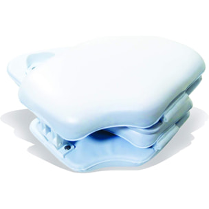 Réducteur de toilette pliant PMR PELLET avec sacoche blanc pour Enfant