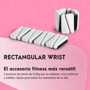 Muñequeras de pesos de 0,5kg  FITFIU by Patry Jordan