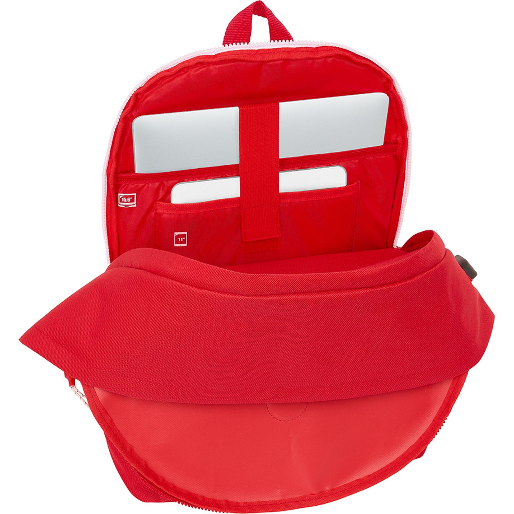 Mochila doble para portatil 15,6"+usb sevilla fc