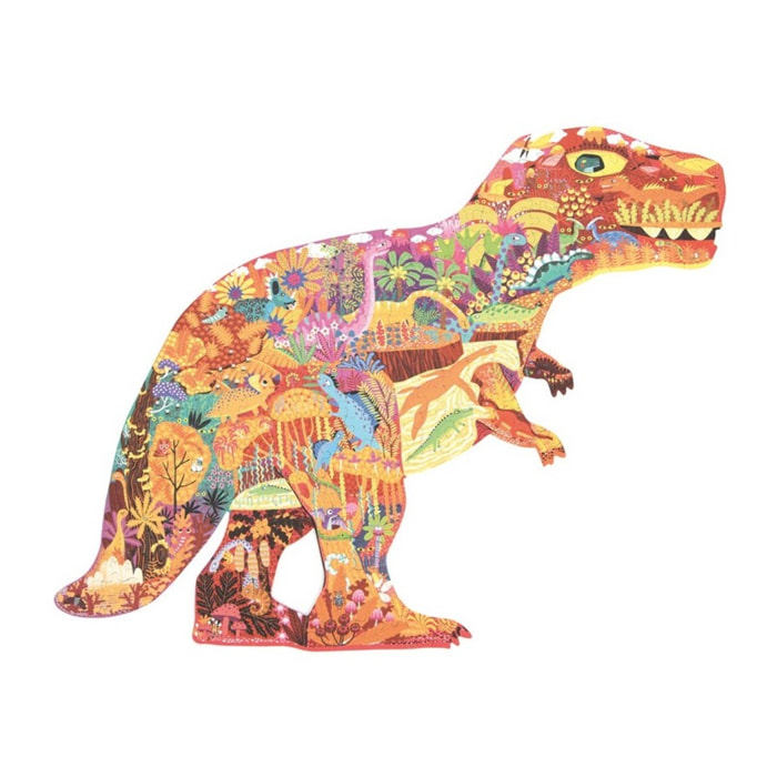 LARGE ANIMAL - SHAPED PUZZLE DINOSAUR WORLD - PUZZLE