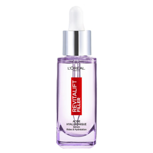 L’Oréal Paris, Sérum Anti-Rides Hyaluron PDRN+ Revitalift, boost d’hydratation rapide pour une peau lisse et éclatante, PDRN Fil
