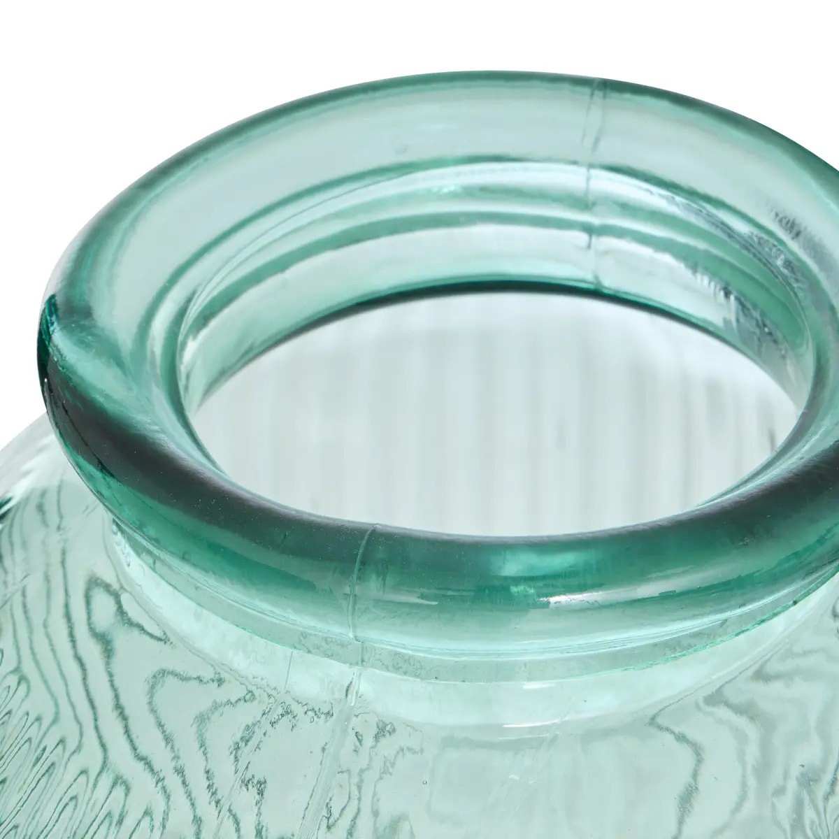 Vase Luz H72cm en verre vert