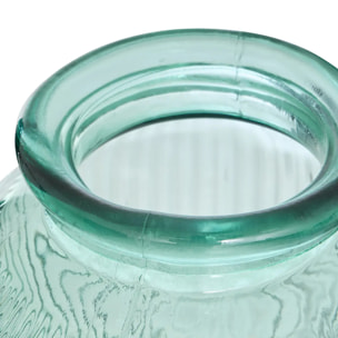 Vase Luz H72cm en verre vert