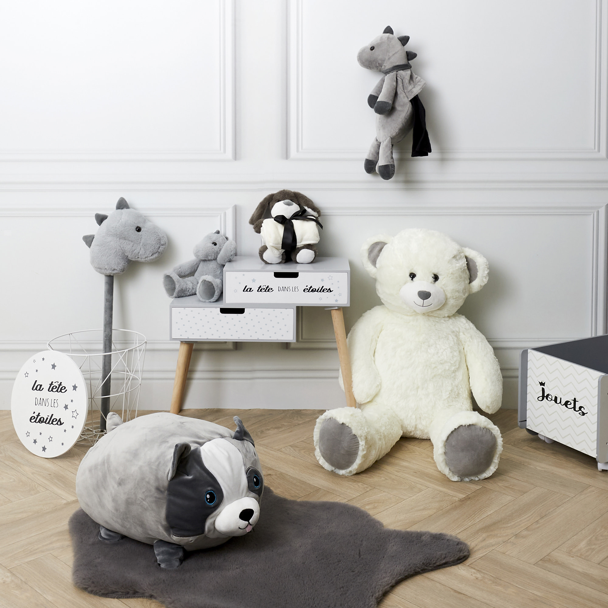 PELUCHE OURS 90CM
