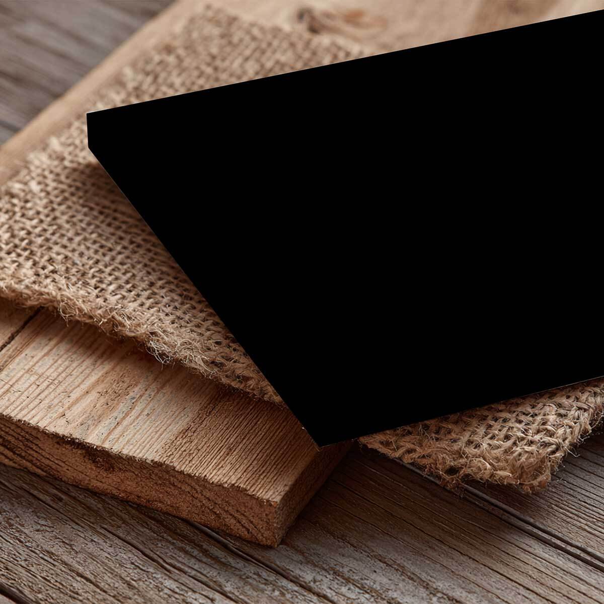 Tableau panoramique léopard sauvage fond noir art animalier Toile imprimée