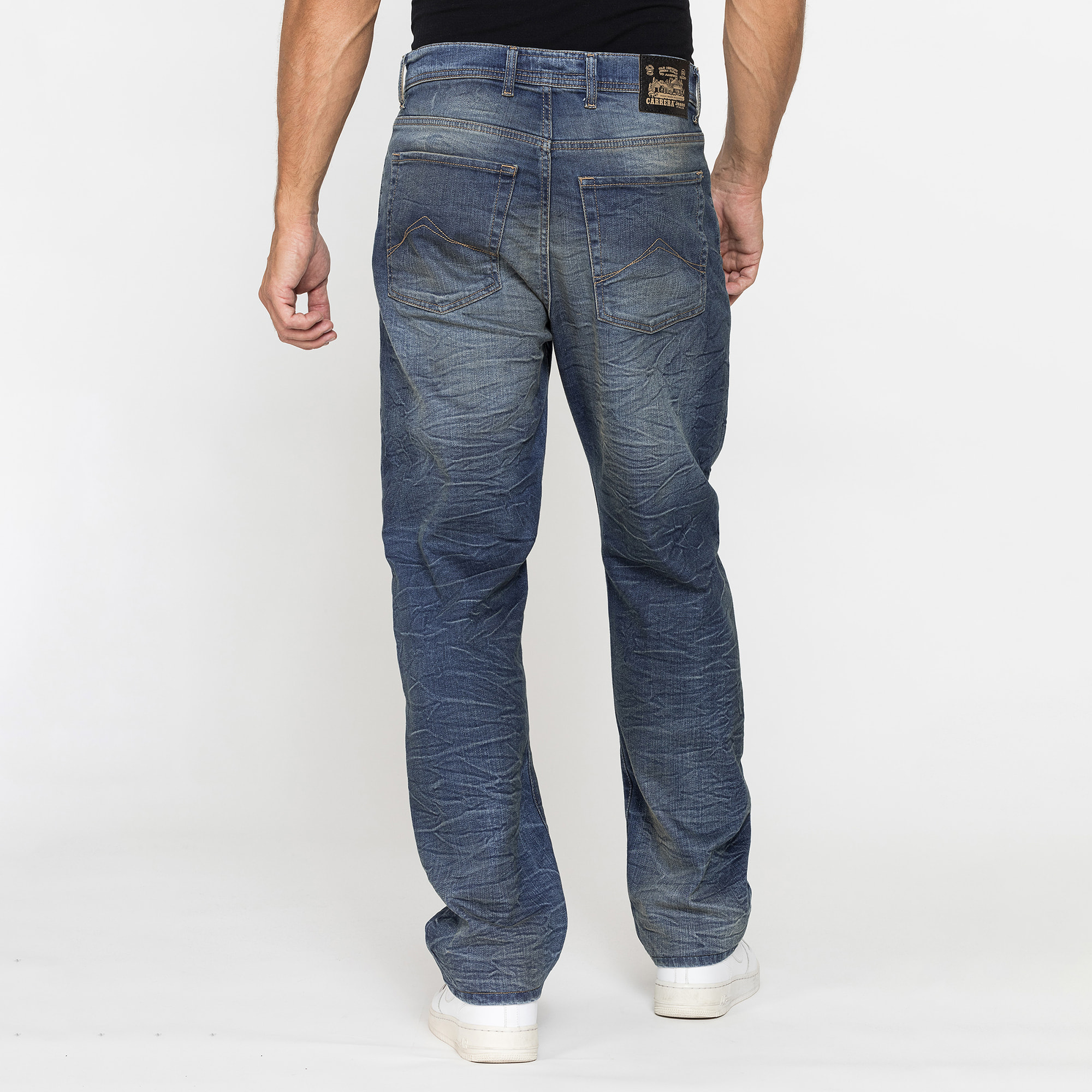 JEANS UOMO MOD. 702 STRAIGHT FIT IN DENIM STRETCH DA 12,5 oz.
