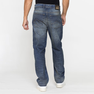 JEANS UOMO MOD. 702 STRAIGHT FIT IN DENIM STRETCH DA 12,5 oz.