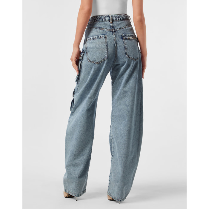 PHILIPP PLEIN Vaqueros Cargo Regular Fit