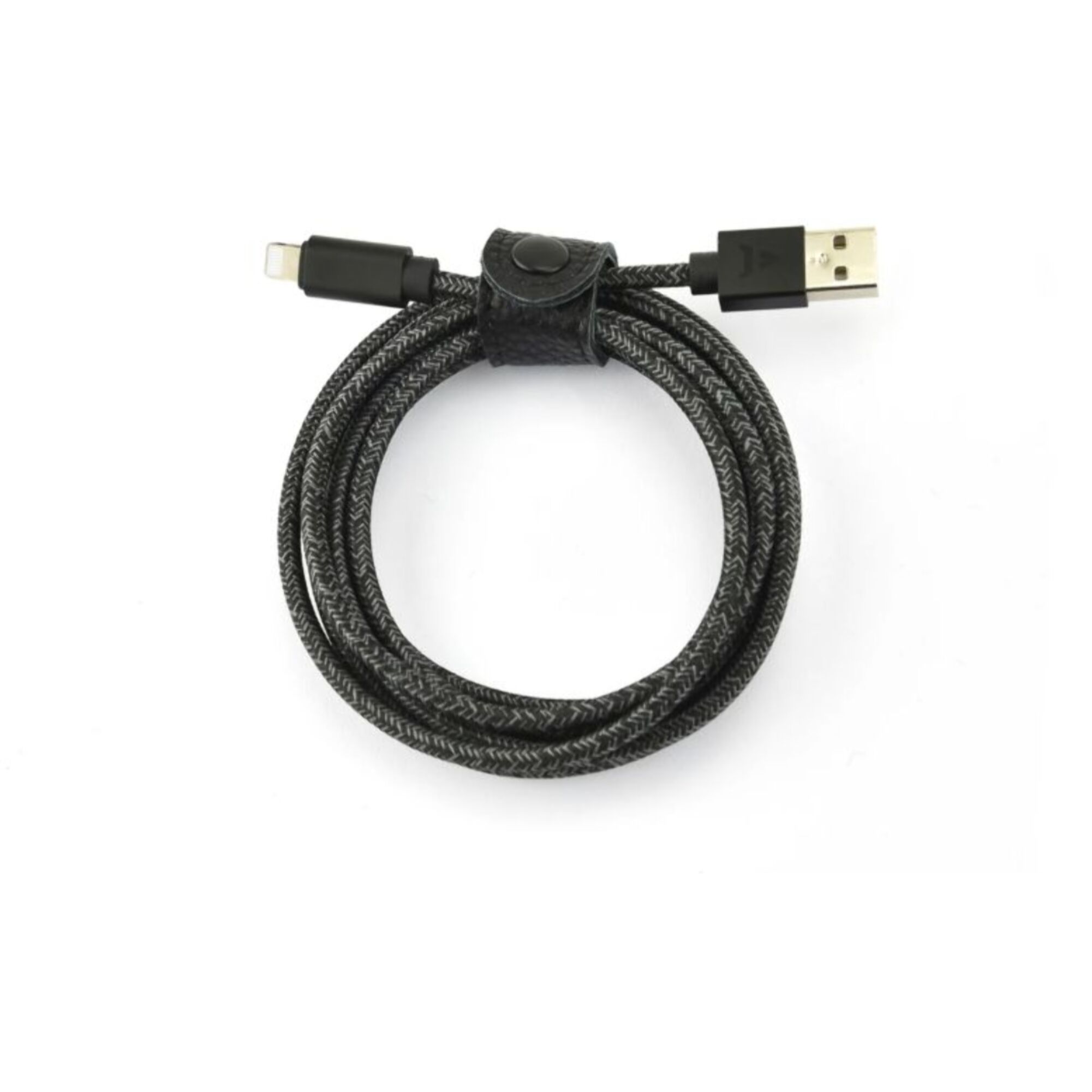 Câble Lightning ADEQWAT vers USB 2M certifié Apple Noir