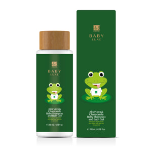 BABY LUX - Champú y Gel de Baño para Bebés con Aloe Vera y Manzanilla