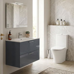 WC à poser sans bride, avec abattant softclose - remplissage par le bas (SATBRE030RREXVP)