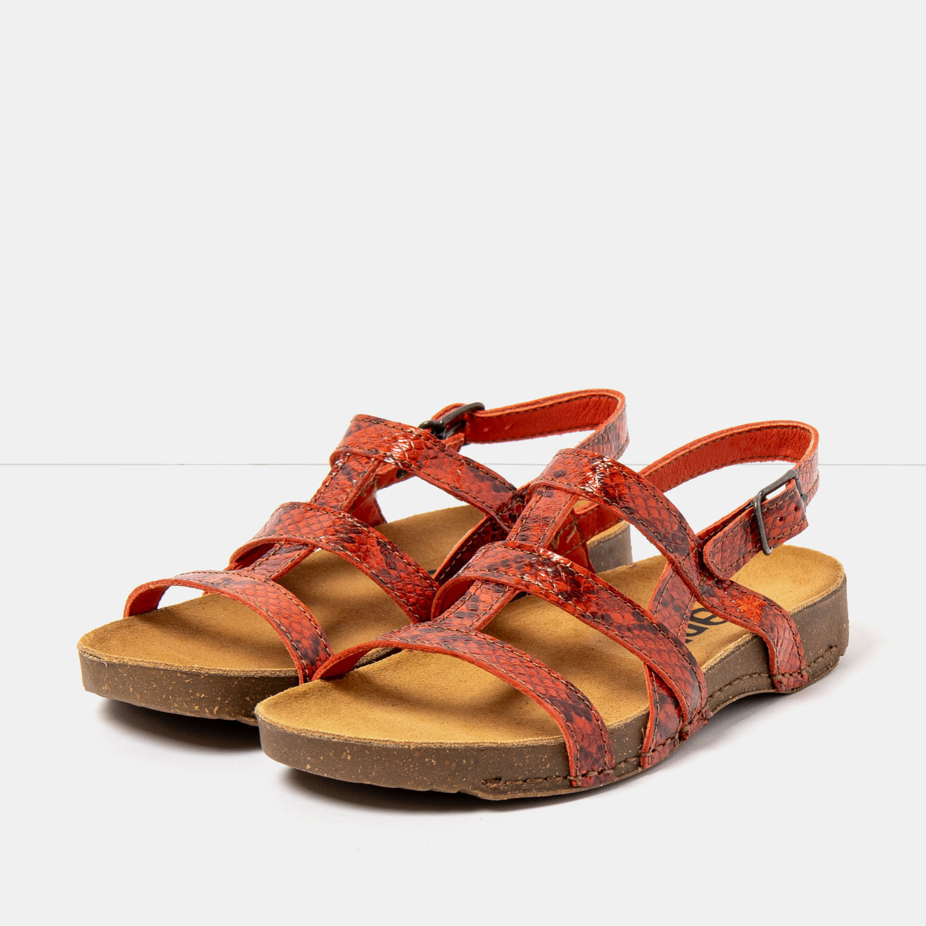 Sandalias 1138S SNAKE TEJA/ I BREATHE color Teja