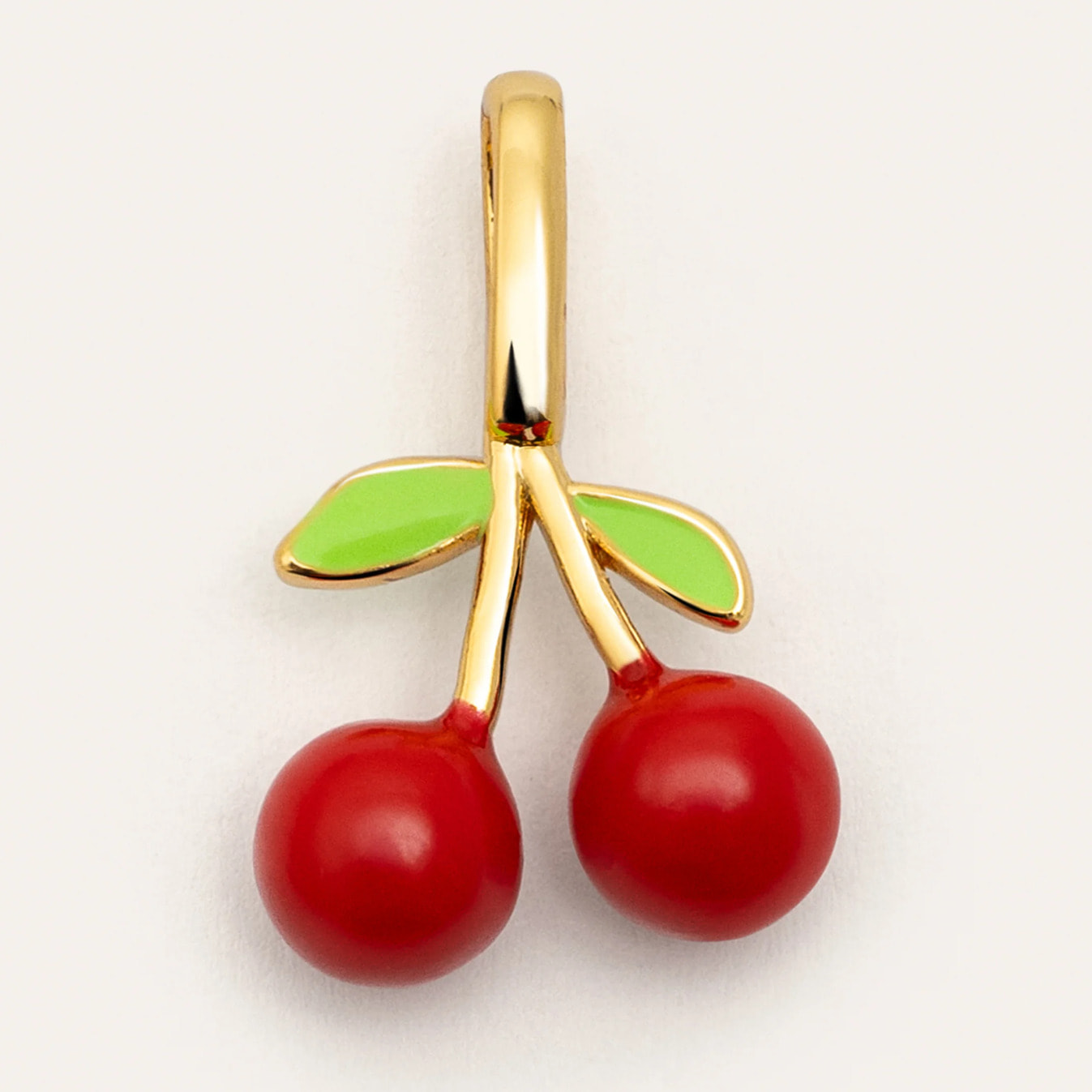 Charm Cereza Baño Oro