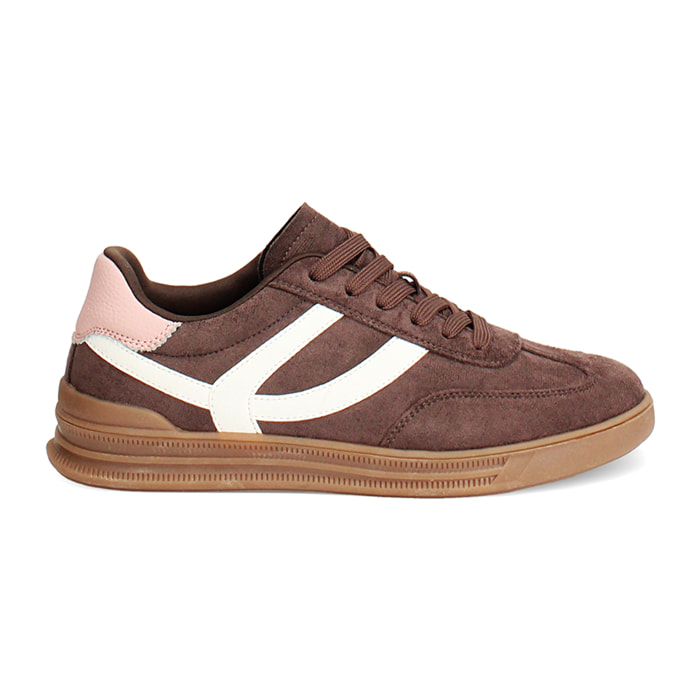 Zapatillas deportivas para mujer marrón oscuro