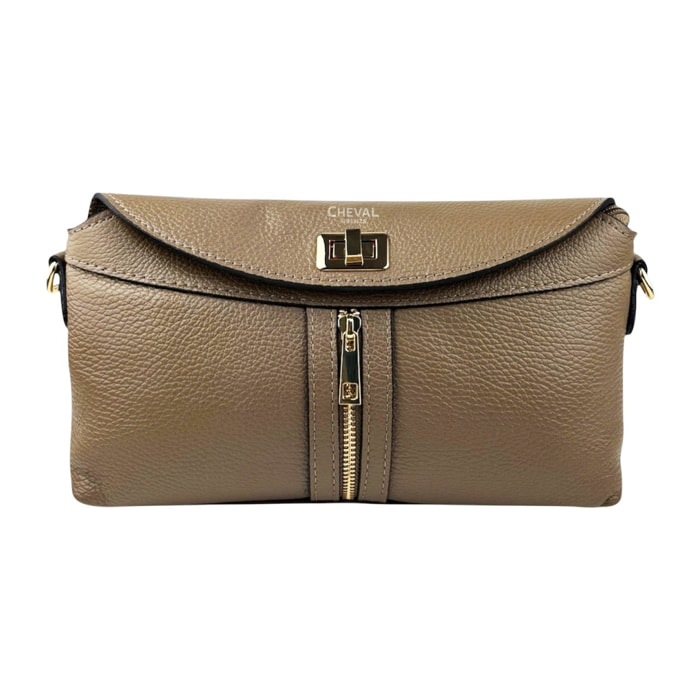 Pochette Cheval Firenze Silvia Taupe