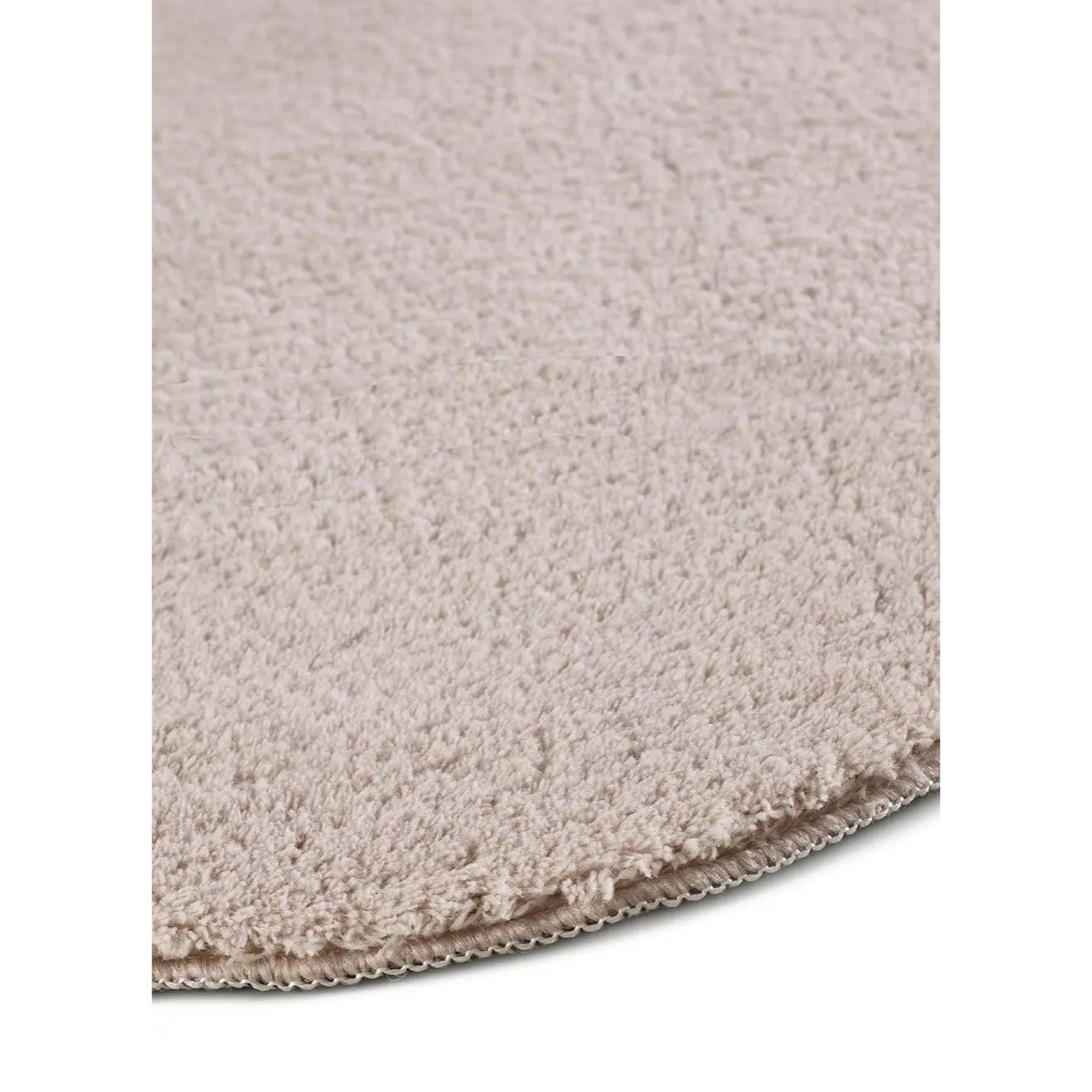 MELLOW Alfombra lavable lisa con borde ondulado maquillaje, varias medidas disponibles.