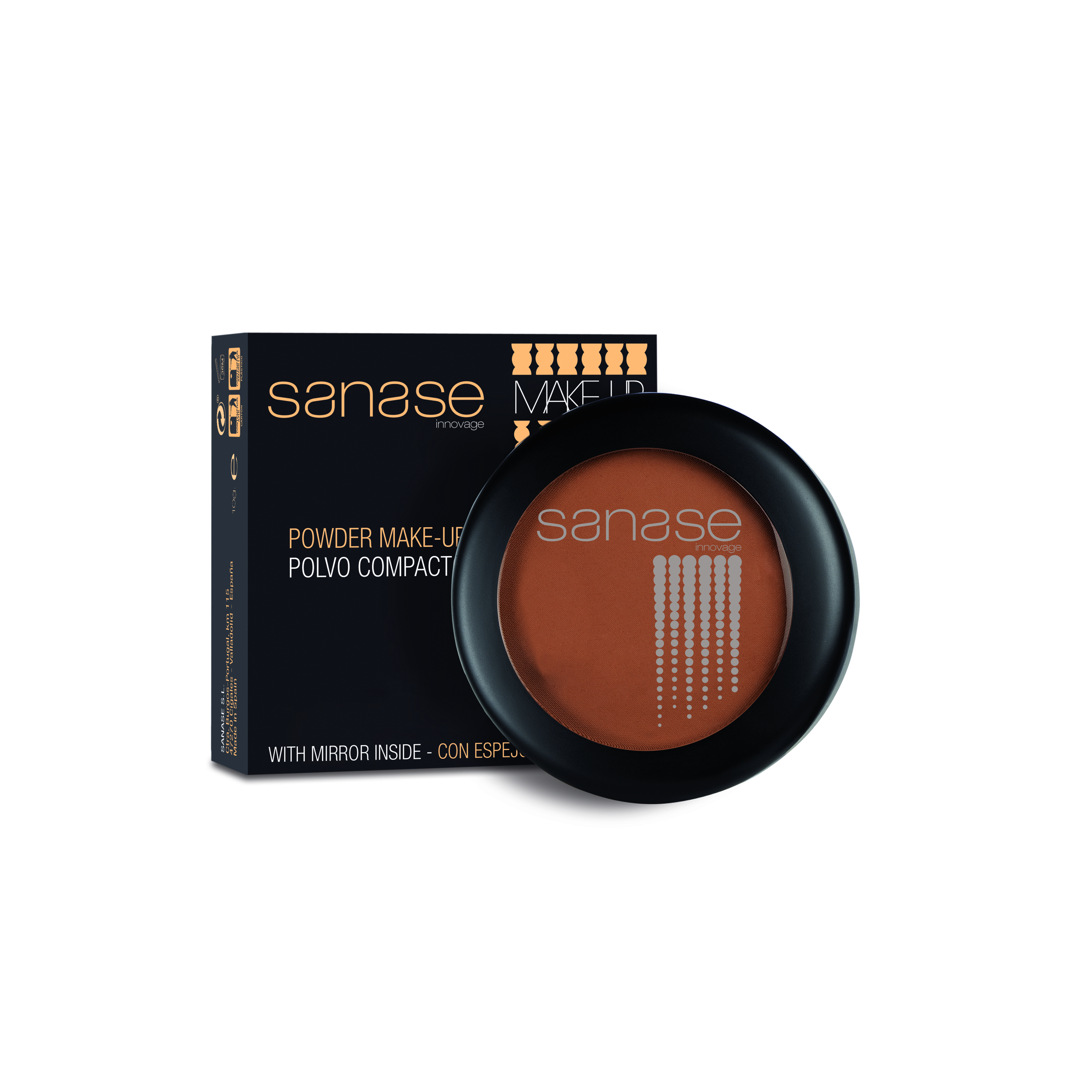 polvo compacto tan sanase