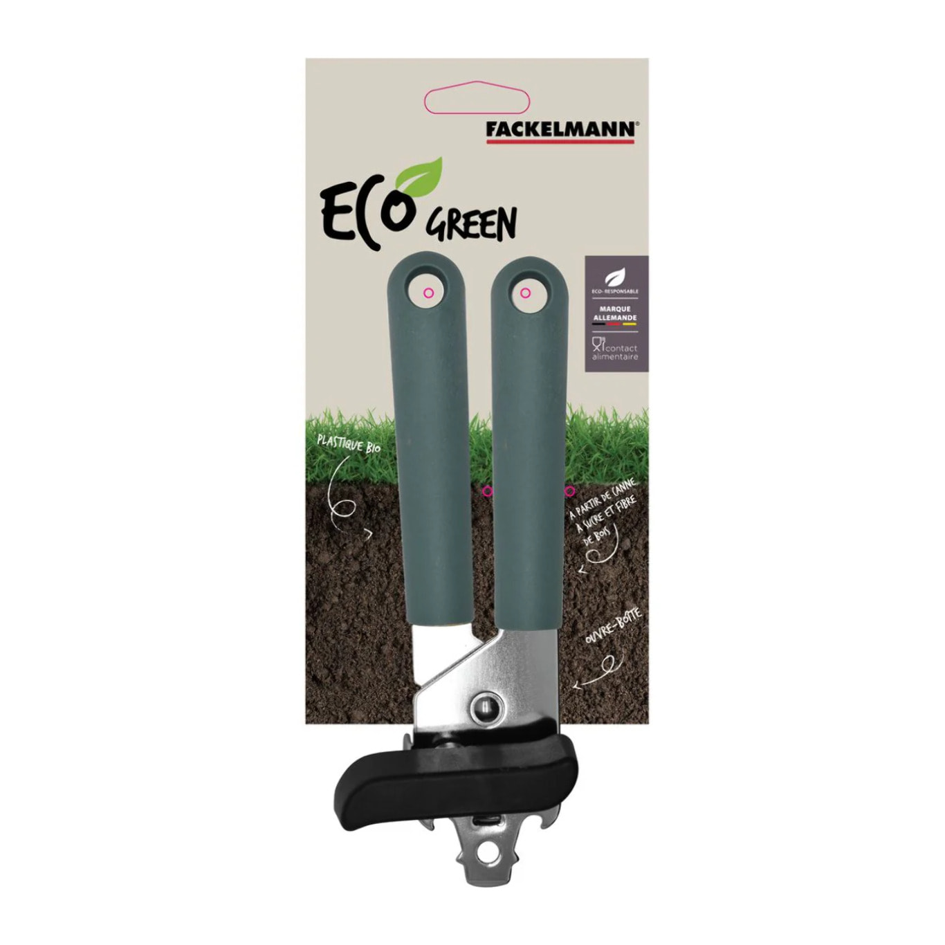 Ouvre-boîte manuel Fackelmann Nature Basic