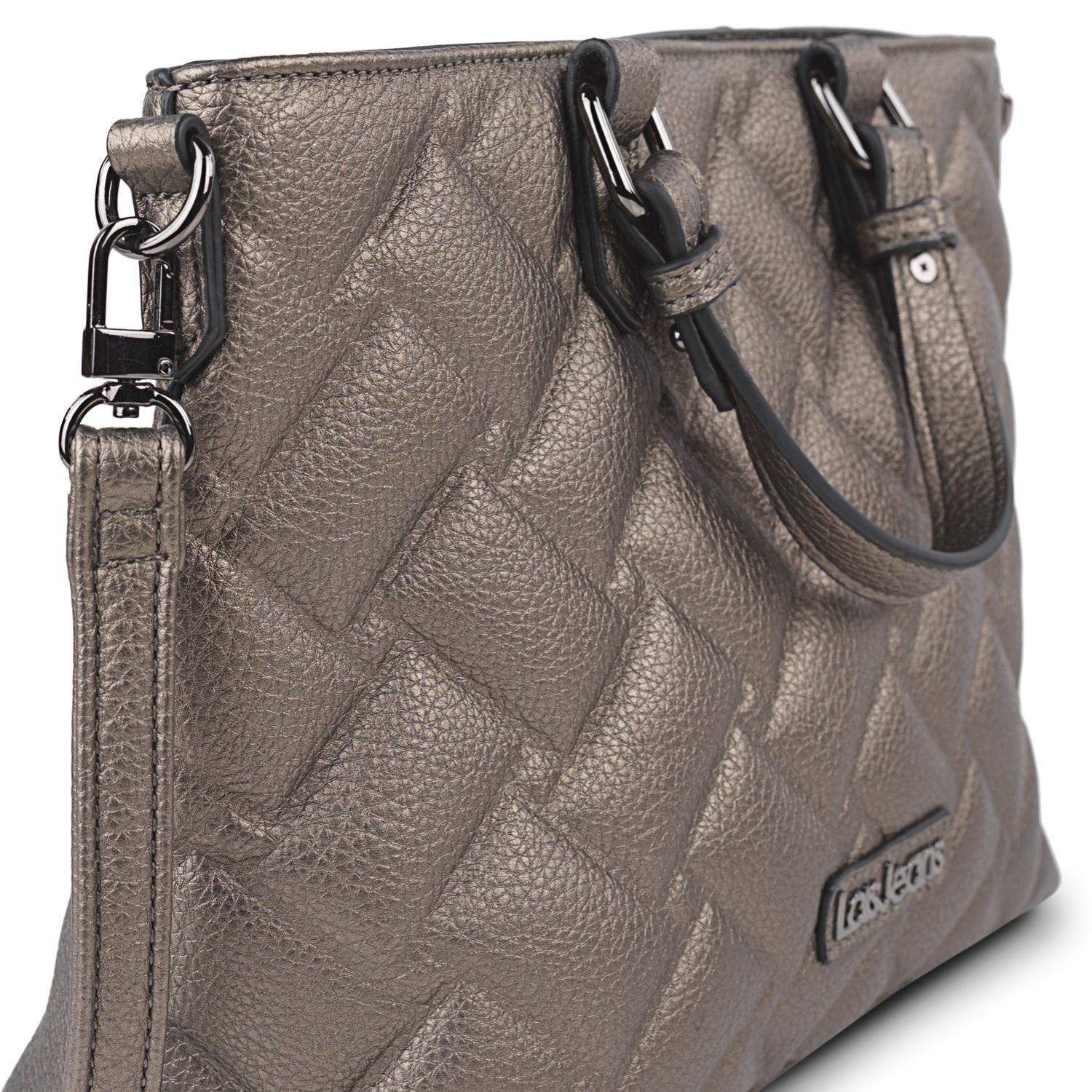 Bolso Shopper-Tote Lois Dewey Plata Oscuro