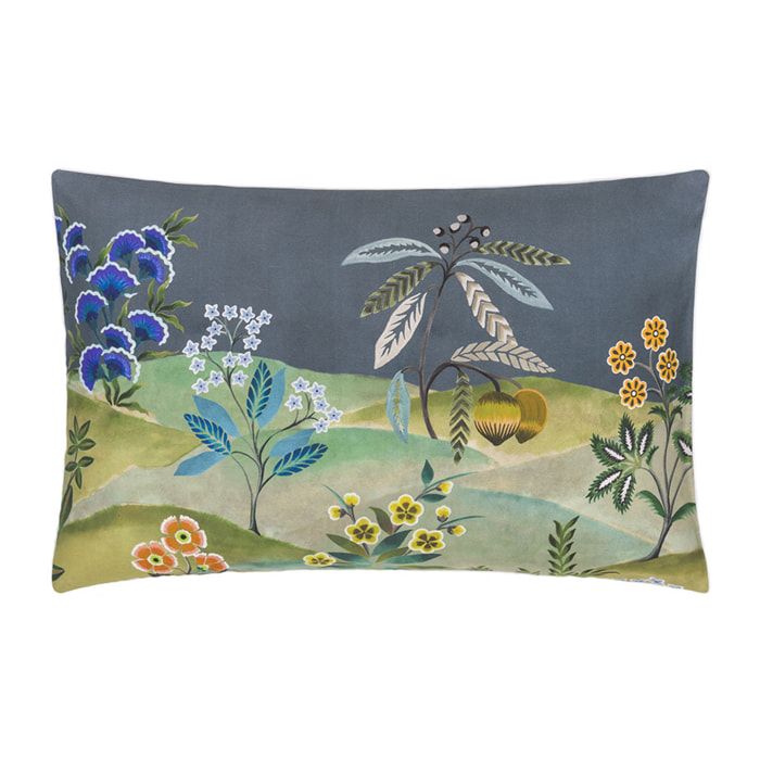 Taie d'oreiller imprimée en percale de coton, BROCART DECORATIF, Multicolore