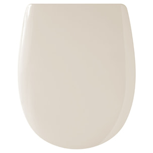 Abattant easy clip avec descente manuelle uni - Beige