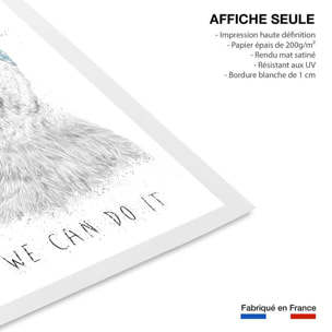 Affiche enfant, nous pouvons le faire Affiche seule