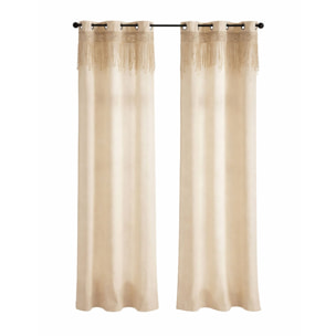 Cortina Ritual de Macramé 140x260cm, Decorativa estilo Boho