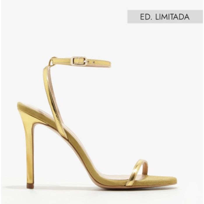 SANDALIAS DORADAS PAVITRA